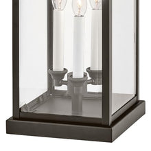 Hinkley Weymouth Medium Pier Mount Lantern, Low Voltage Oil Rubbed Bronze