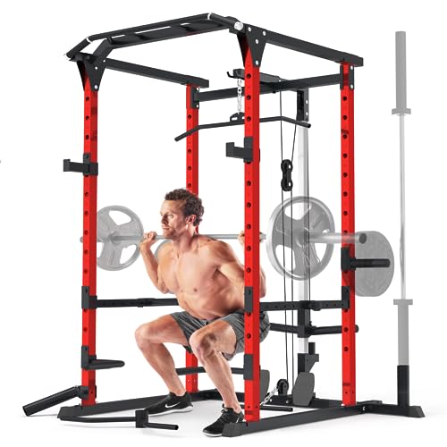 Mappding Power Cage Multi-Functional Power Rack Q2 Red