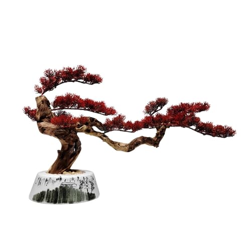 YXIANG56Q Fake Plants Artificial Bonsai Tree 28 Inches Realistic Fake Plant Decoration, Potted House Plants Bonsai Tree