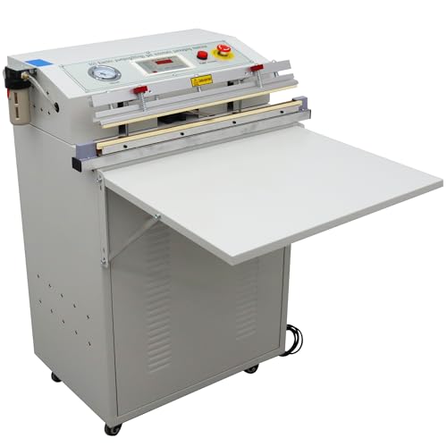 HQHAOTWU Commercial Vacuum Sealer Outside Pumping 23.6inch Sealing Length White