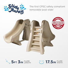 S.R. Smith SlideAway Removable In-Ground Pool Slide Taupe