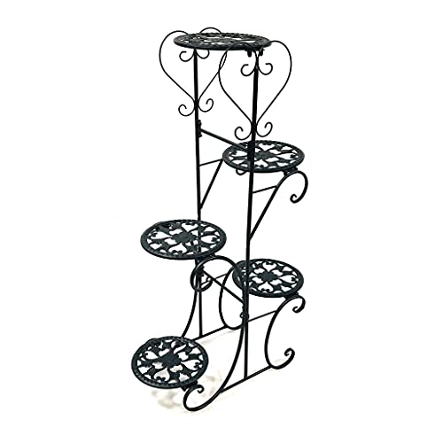 OJKJGYTF 5 Tiers Flower Rack Plant Stand Multi Flower Stand Bonsai Display Shelf Yard Garden Patioe
