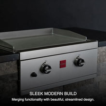 Fuego F27S-Griddle-B-NG F27S-Griddle-B 304SS Griddle Built-in Gas Grill, Stainless Steel