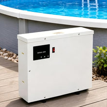 moupeaktain Swimming Pool Heater 220V Electric, 5.5KW/9KW/11KW, Automatic Constant Temperature Pool Heater with Touchscreen, Stainless Steel Water Heater for Above Ground Pool, Spa and Hot Tub 5.5KW
