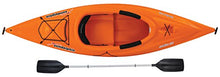 Sun Dolphin Aruba 10-Foot Sit-In Kayak with Paddle Tangerine