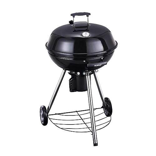 Portable Grills American Style Stew Oven, Smokeless Indoor Electric BBQ Grill with Waterproof Grill Cover, for Outdoor Courtyard Picnic Camping Tailgating BBQ Kettle Camping BBQ