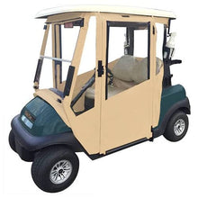 DOORWORKS GOLF CART ENCLOSURES EZGO RXV Sunbrella Canvas Cart Cover - Wheat
