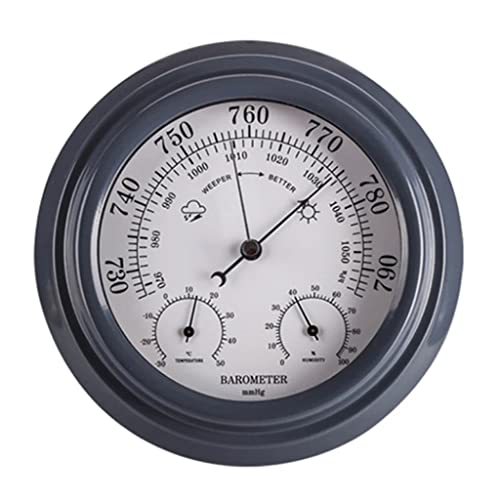 VCDUXMQLK 3 in 1 Thermometer Hygrometer Barometer Wall Hanging Weather Station Digital Indoor Outdoor Atmospheric Pressure Meter