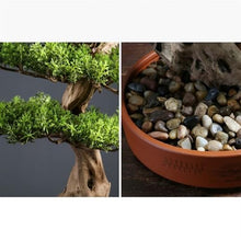 YXIANG56Q Fake Plants High-end Simulation Greenery Bonsai Ornaments Hotel Decorative Simulation Tree Entrance Living Room Potted Plants Landscaping Bonsai Tree, yuqing2022