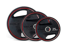 SOLE Fitness Weight Plate Set Rubber-Coated Home Gym Equipment