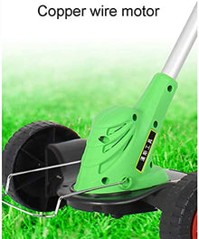 AMYYTL Household Small Multifunctional Lawn Lithium Battery Mower Cutting Diameter Electric Hand Push Lawn Mower