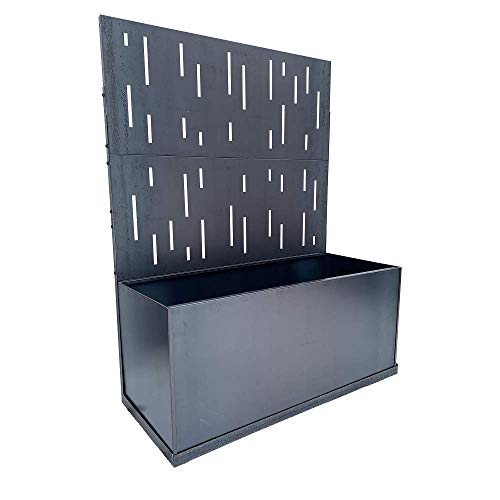 Nice Planter Corten Screen Trough Frost Gray