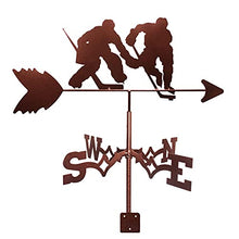 Metal Weather Vane Weathervane with Roof Mounted Wind Vane Roof Garden Wind Direction Indicator Decorations for Outdoor Farm Yard Garden Gazebo Measuring Tool