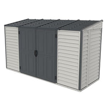 Duramax SideMate Plus Pro 10x4 Vinyl Outdoor Storage Shed with Double Doors