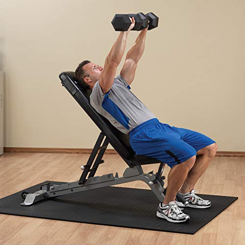 Body-Solid Pro Clubline Adjustable Bench Silver