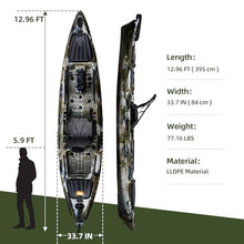 ProMaintain Fishing Kayak 13FT Green Camo
