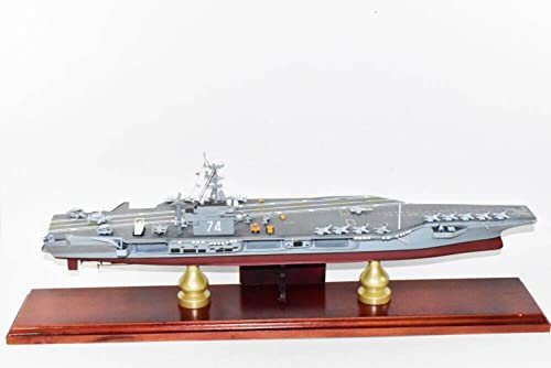 Squadron Nostalgia LLC USS John C Stennis CVN-74 Nimitz Class Carrier Model Mahogany 24 Inch Navy