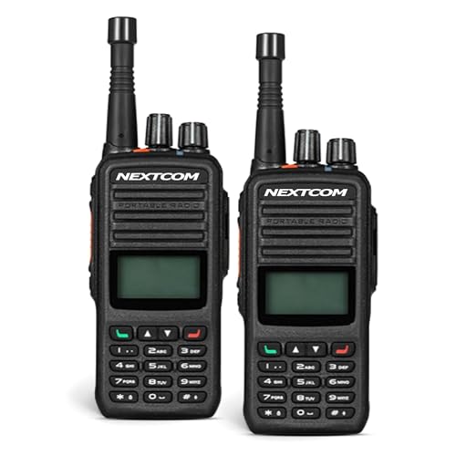 NEXTCOM NXT60 Long Distance LTE Walkie Talkies 2-Pack Black