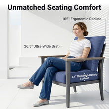 Sweecci Aluminum Outdoor Patio Furniture Set with 5.1-Inch Cushions