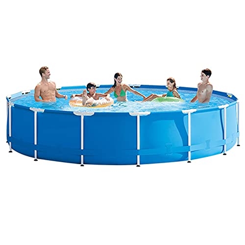 Round Frame Pool, Childredult Outdoor Water Park, Family Garden Paddling Pool, Easy to Install (Size : 305x76cm) ()