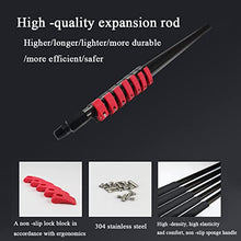 TOOJUN Solar Panel Cleaning Brush and Adjustable Pole, Water Fed Pole Window Cleaning Kit Car Cleaning Equipment with Rotating Brush Head,3.6m/12ft