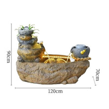 Tabletop Fountain Garden Rockery Water Fountain Decoration, Living Room Balcony Courtyard Outdoor Fish Pond Landscaping Tabletop Water Fountain (Color : C)
