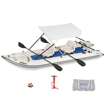 Sea Eagle 437ps PaddleSki Inflatable Catamaran Boat White/Blue