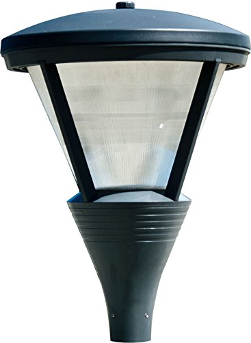 Dabmar Lighting GM584-B-MT Large Post Top Cone Shape Fixture, 100W Mh, Bronze Finish