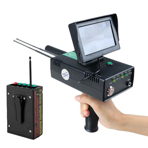JDXQBLD Underground Gold Detector, Metal Detector Metal Finder, Professional Metal Detector with 3D HD Display, 30m Depth of Detection & 1200m Search Range for Copper, Silver, Gold, D