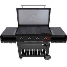 Charbroil 36" Performance Series Deluxe Propane Gas Griddle with Cart 4 Burner Flat Top Grill, Black - 463285924