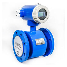 Water Flow Meter, 0.5% High Accuracy DN80 DN100 DN125 Waste Water Slurry Smart Electromagnetic Flow Meter Flange Connection 4-20mA,for Outdoor Garden Hose Watering(DN125 Flange 1.6Mpa)