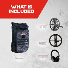 MINELAB Manticore Bundle, Includes Metal Detector, M9 Coil, and Backpack