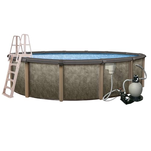Blue Wave Riviera Above Ground Swimming Pool Package Browns