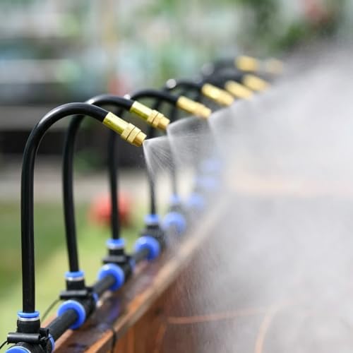 360° Adjustable Misting Cooling System for Garden/Lawn/Vegetation
