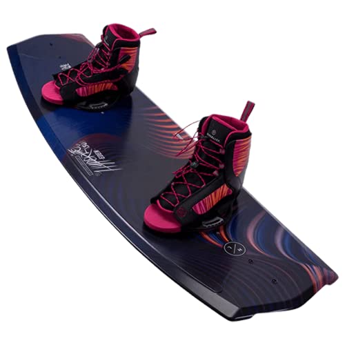 Hyperlite Eden Womens Wakeboard 125 W/Jinx Bindings Black/Blue