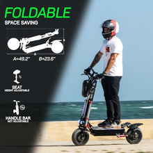 Tumotcy K8 Electric Scooter 6000W Dual Motor 70 Miles Range