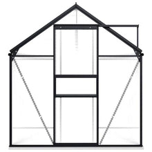 DINDING Greenhouse Anthracite Aluminum Polycarbonate in Professional Modern Crystal Clear Walk in Structure with Adjustable Height for Professional Garden Projects