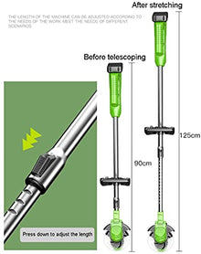 AMYYTL Electric Lawn Mower Rechargeable Agricultural Lawn Mower Small Household Multifunctional Lawn Mower Cordless Trimmer