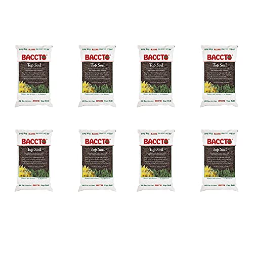 Michigan Peat Baccto Topsoil with Reed Sedge, Peat & Sand, 50 lb, 8-Pack