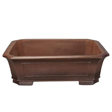 ULTRAWAVE Flower Pots Purple Sand Antique Handmade 80cm Rectangle Flower and Greenery Breathable Bonsai pots Decorative Planter