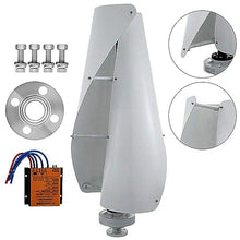 Mdxtog Wind Turbine Generator, 12V 1000W Vertical Wind Turbine Portable Windmill Power Generator Free Energy Generators Kit with Charge Controller