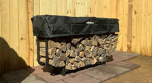 Woodhaven Courtyard Outdoor Firewood Rack With Cover (6 Foot)