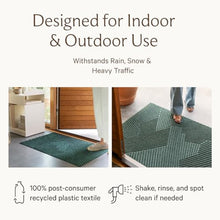 HEYMAT Strå Premium Scandinavian Indoor & Outdoor Doormat – Designer Entry Mat with Superior Dirt & Moisture Control – Non-Slip – Green, 2' x 3'