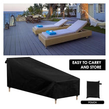 1Pcs Outdoor Lounger Protective Cover Waterproof Anti-UV Garden Patio Furniture Cover for Sunbed Recliner Lounge Chair NEW(5Pcs)