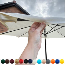 PUCNHZYNW Replacement Canopy for Patio Umbrella - 2/2.7/3m 6/8 Ribs Waterproof UV-Resistant Polyester Cover Outdoor Sunshade Easy Fit for Garden Furniture
