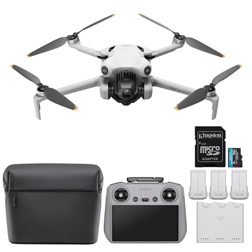 DJI Mini 4 Pro Quadcopter Drone Fly More Combo with RC 2 Controller 4K HD Video