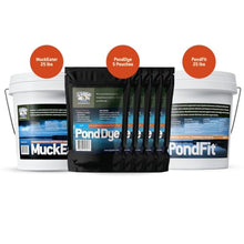 Bjornsen Natural Pond Treatment Pack Blue, One Acre, Complete Pond Care