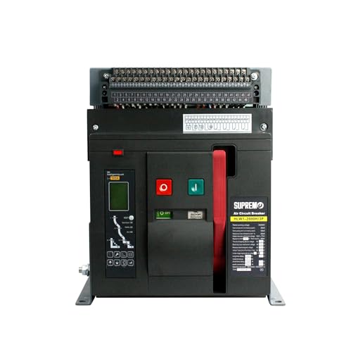 YUW1-2000 ACB 3P/4P 630A 800A 2000A 6300A 400V 690V Air Circuit Breaker Fixed Drawer 50HZ Distribution Box Low Voltage (Color : 1600A, Size : 4)