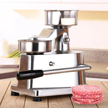 Naturalpowev Hamburger Press, Non-Stick Hamburger Patty Maker with Greaseproof Papers, Stainless Steel Burger Press Machine, Aluminum Burger Maker for Kitchen BBQ Grill,6"(150mm)