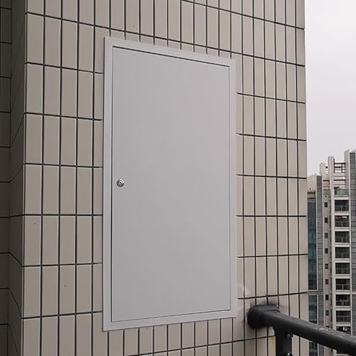 Jievmrs 22x30 24x36 36x36 36x48 36x60 Access Door, Exterior Plumbing Wall Access Panel for Drywall, Aluminum Inspection Hatch Latch for Outdoor Kitchen(45x135cm(18x54in))